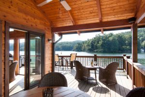 boathouse porch, scott w bartholomew architecture